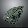 Green Raw Stone With Rough Surface Natural Texture And Authentic Appearance For Home Decor Projects 3d model