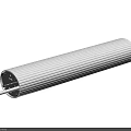 Smart Machine Cylindrical White Device With Ribbed Surface And Cable