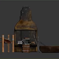 Traditional Ironworking Blacksmith Tools And Equipment