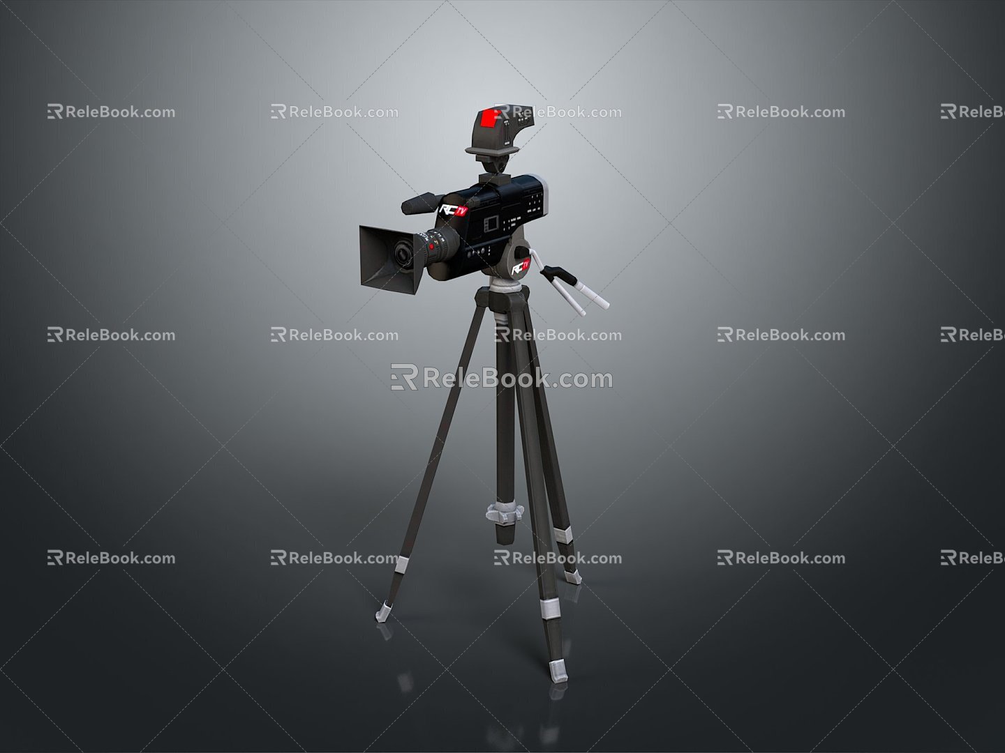 VCR Camera TV Camera CCTV Camera Panasonic Camera Professional Camera 3d model