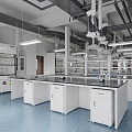 Modern Laboratory 3d model