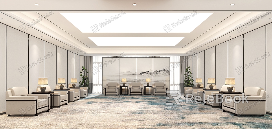 Modern Reception Room model