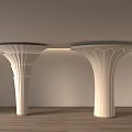 Modern Decorative Column Special-shaped Column 3d model