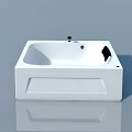 Acrylic White Bathtub With Swing Door Design For Modern Bathroom Fixture