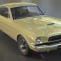 Classic Golden Sports Car With Vintage Design Sleek Body And Black Wheels