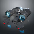 High Quality Commercial Binoculars With Black Professional Design Clear Blue Lenses And Detachable Caps
