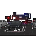 Beijing Auto Show Exhibition Featuring Audi BMW Mercedes Car Models at W1B3