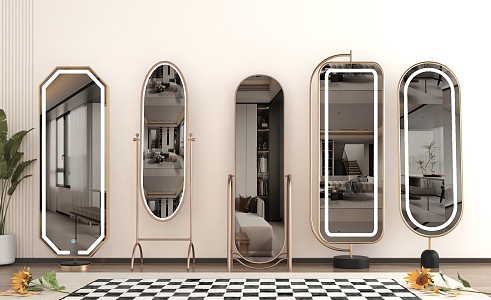 Modern Mirror 3d model