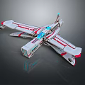 Modern fighter sci-fighter next-generation fighter sci-fighter 3d model