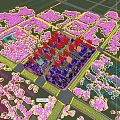 Aerial Planning of Modern Residential Community With High Rise Buildings Green Spaces and Roads