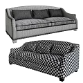 Double sofa 3d model