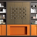 New Chinese Bookcase 3d model