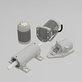 Industrial Mechanical Equipment Collection Featuring Electric Motor Pump Housing And Components
