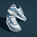 Casual Shoes Combination Nike Casual Shoes AJ 3d model