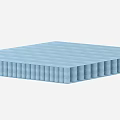 Mattress Layered Construction With Foam Support Mesh And Comfort Layers