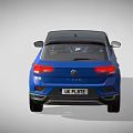 Blue Volkswagen SUV With Modern Exterior Design And Stylish Features
