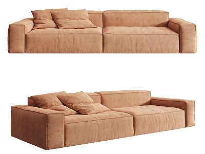 Modern Poliform double sofa model