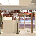 Modern Clothing Store Interior Design With Hangers Displays And Green Plants