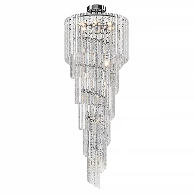 Modern crystal chandelier 3d model