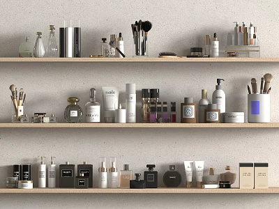 Cosmetics Skincare 3d model
