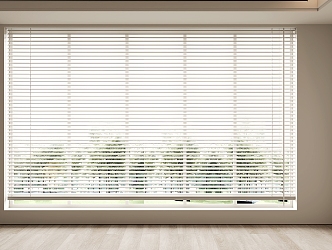 Modern blinds draw curtain roller blind 3d model