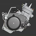 Automotive High Pressure Fuel Pump with Metal Housing and Connection Ports