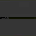 Modern Lightsaber 3D Render With Green Illuminated Blade And Detailed Hilt