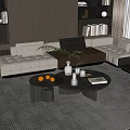 Modern coffee table 3d model