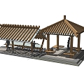 Gazebo 3d model