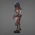 Protective Clothing Biochemical Warrior Radiation Protection Clothing Biochemical Clothing Avenger Biochemical Troops Low Face Number Low Model Simple Model Game Video Level Super Realistic 3d model