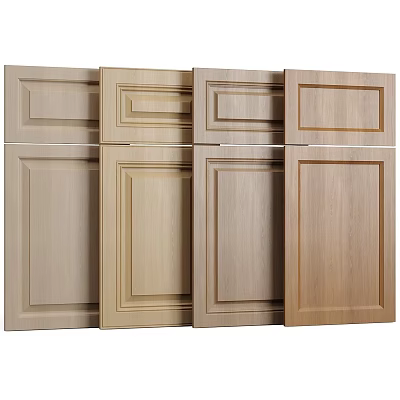 Various Wooden Wall Paneling Designs With Different Styles And Textures For Home Decoration 3d model