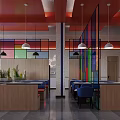 Commercial Kitchen Interior With Stainless Steel Cabinets Worktables Appliances And Large Window