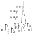Modern Black Faucets With Various Styles Handles And Spouts For Kitchen Bathroom