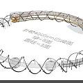 Circular Net Structure Playground Equipment For 3-8 Years Old With 4M Outer Diameter 3d model