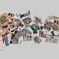 Assorted Collection of Various Items Including Tools Parts and Materials