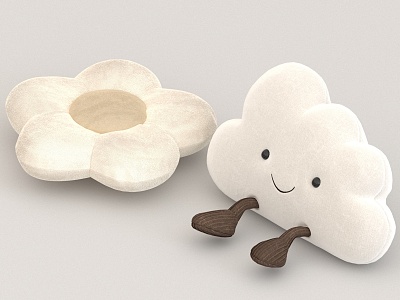 Plush toy pillow 3d model