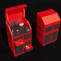 Repair Toolbox Mechanical Repair Rattle Toolbox Car Repair Toolbox 3d model