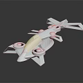 Modern Spaceship Spacecraft 3d model