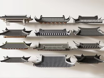 Chinese eaves 3d model