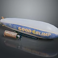 Aerospace Themed Good Blimp Aerial Vehicle Design For Space Exploration