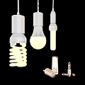 Modern light bulb 3d model