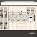 Modern Home Wine Cabinet Design With Glass Doors And Storage Shelves For Interior Decor