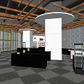 Modern Huawei Digital Store With Latest Electronic Products And Display Racks