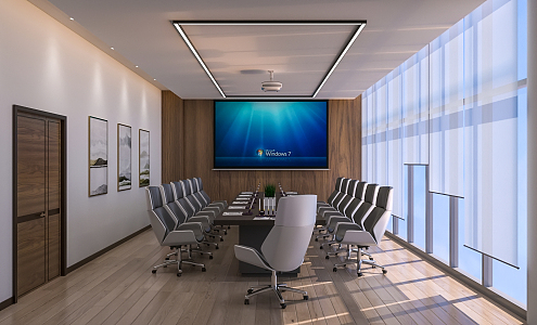 Modern Meeting Room Small Meeting Room 3d model