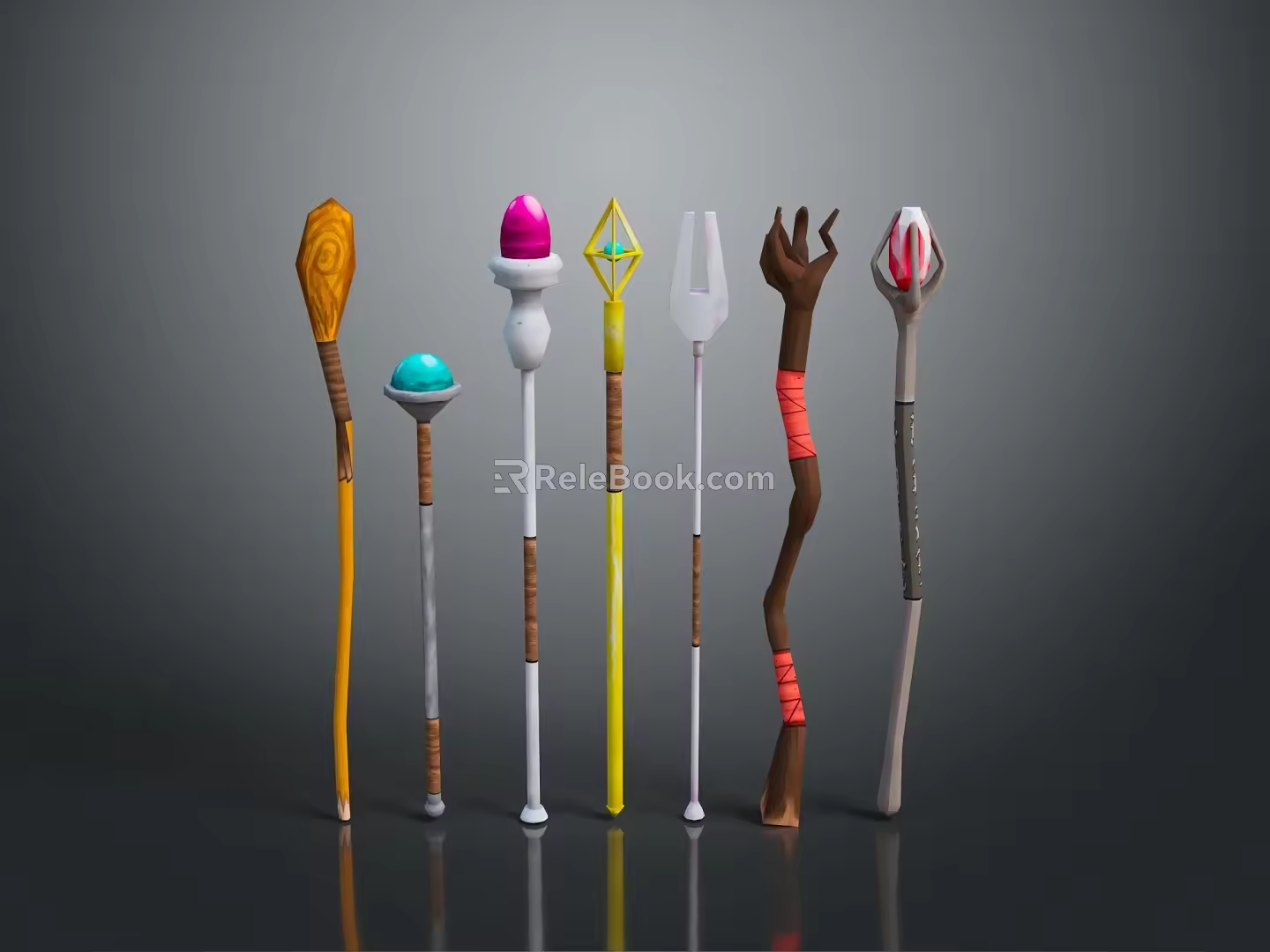 Scepter Ancient Scepter Cane Ancient Scepter Magic Scepter Metal Scepter Classical Scepter Magic Scepter 3d model