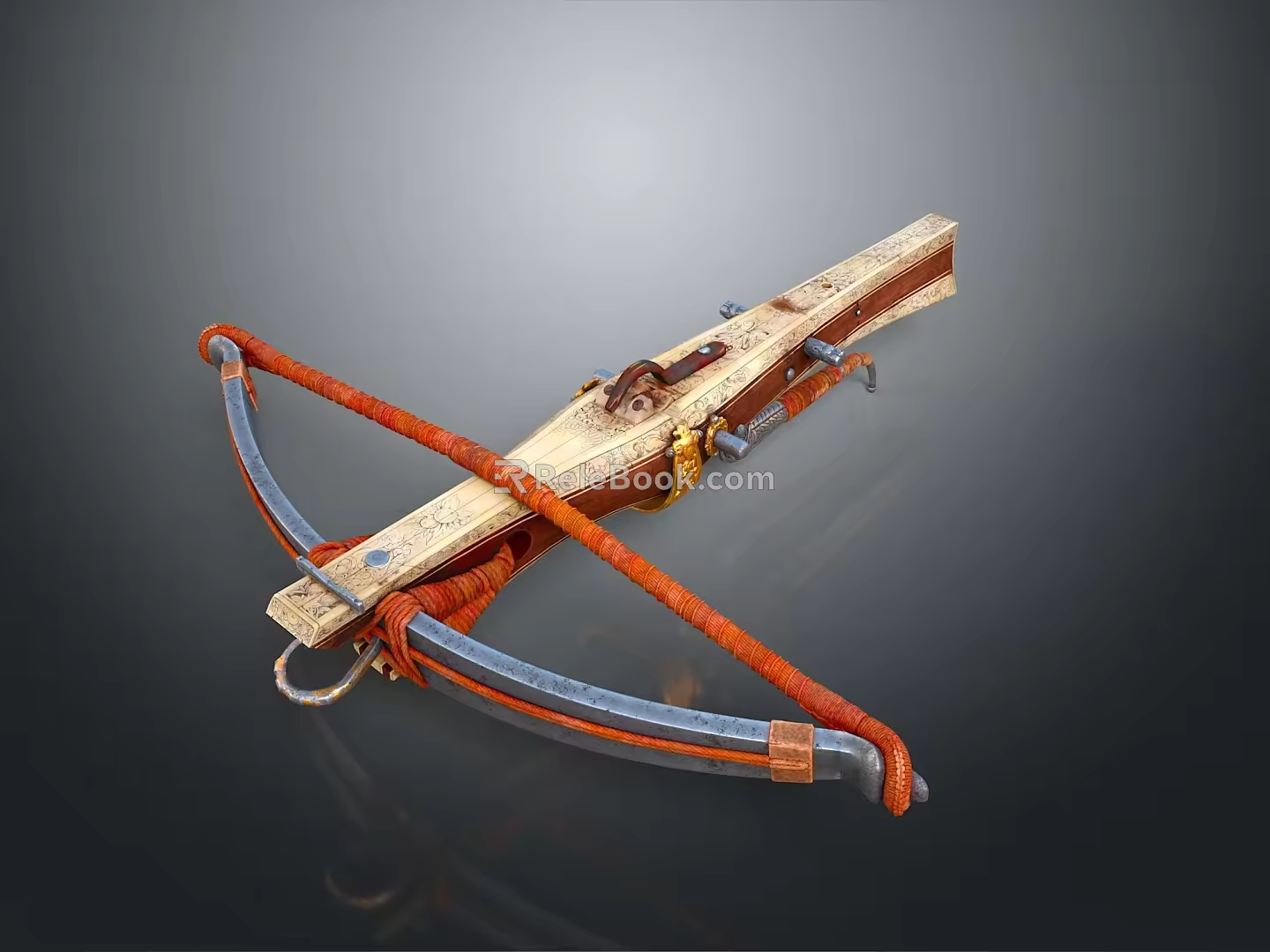 Crossbow Mechanical Crossbow Shift Bow and Arrow Shoot Far Equipment Weapons High-tech Crossbow 3d model