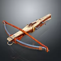 Crossbow Mechanical Crossbow Shift Bow and Arrow Shoot Far Equipment Weapons High-tech Crossbow 3d model