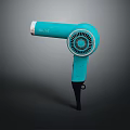 Turquoise Modern Hair Dryer With Ergonomic Handle And Powerful Blowing Function For Daily Use
