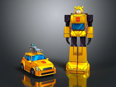 Modern Robot Car Robot Transformers 3d model Modern Robot Car Robot Transformers 3d model