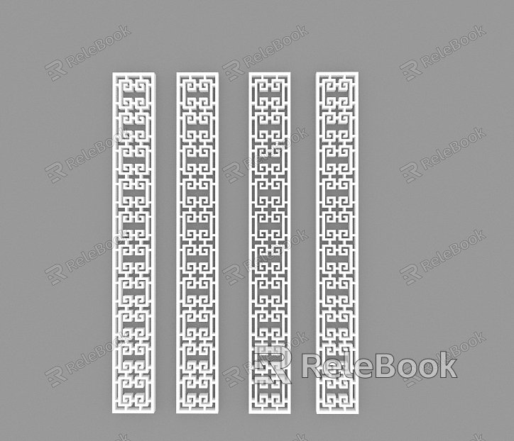 Partition Perforated Plate Chinese-style Hollow Flower Window Pierced Window Pane Lattice Hotel Partition New Chinese-style Hollow Window Hollow Carved Chinese-style Partition model